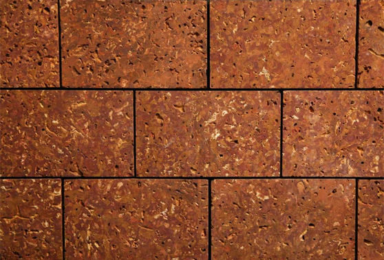 Red Stone wall cladding
